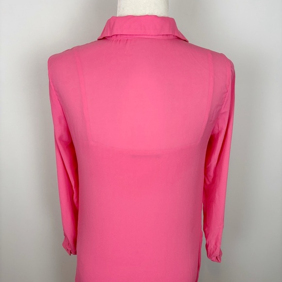 KRISA Drape Button Front Mini in Rosa Size XS - Picture 8 of 12